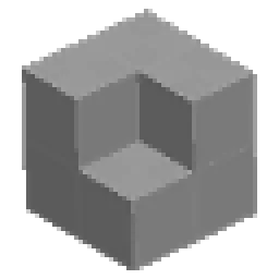 Build Grey Light Stairs Corner Inverted