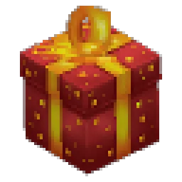 Small Red Dotted Christmas Packet