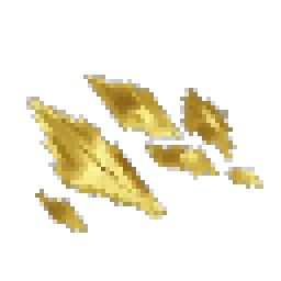Yellow Crystal Shards