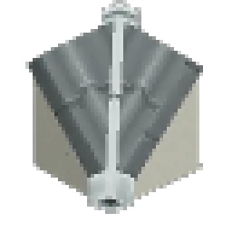 Metal Iron Roof Corner Inverted