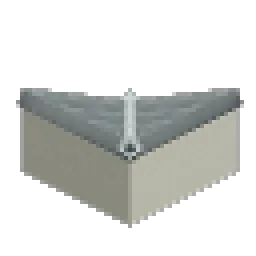 Metal Iron Roof Shallow Corner Inverted