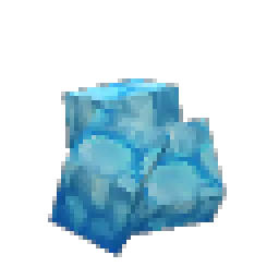 Cyan Crystal - Medium