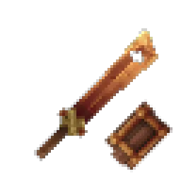 Weapon Dual Sword Shield Copper